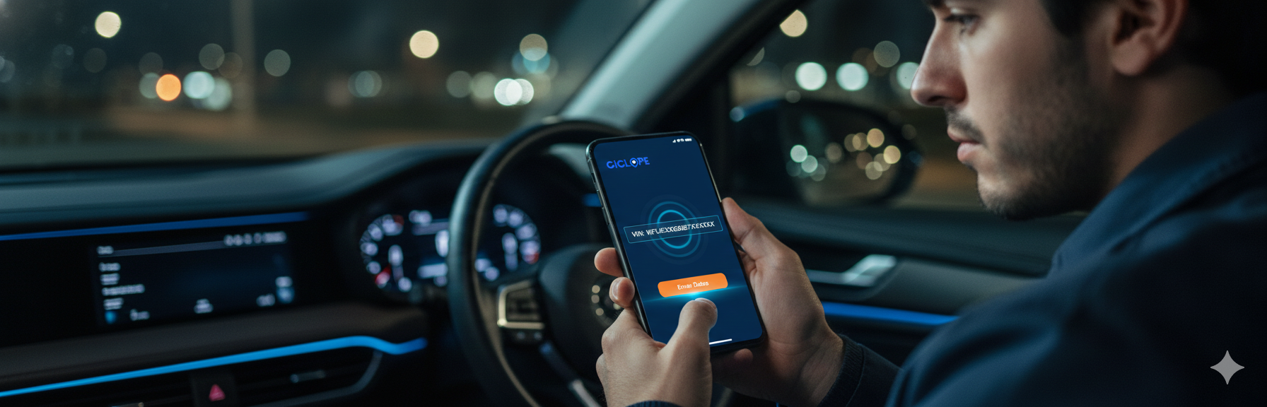 Ingreso del VIN del vehículo